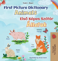 Title: First Picture Dictionary - Animals (English Hungarian Bilingual Children's Book), Author: Kidkiddos Books