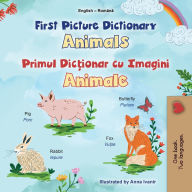 Title: First Picture Dictionary - Animals (English Romanian Bilingual Children's Book), Author: Kidkiddos Books