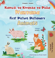 Title: First Picture Dictionary - Animals (Swahili English Bilingual Children's Book), Author: Kidkiddos Books