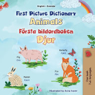 Title: First Picture Dictionary - Animals (English Swedish Bilingual Children's Book), Author: Kidkiddos Books