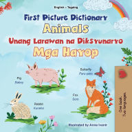 Title: First Picture Dictionary - Animals (English Tagalog Bilingual Children's Book), Author: Kidkiddos Books