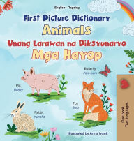 Title: First Picture Dictionary - Animals (English Tagalog Bilingual Children's Book), Author: Kidkiddos Books