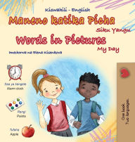 Title: Words in Pictures - My Day (Swahili English Bilingual Children's Book), Author: Kidkiddos Books