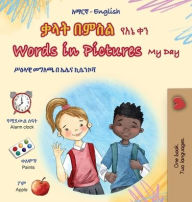 Title: Words in Pictures - My Day (Amharic English Bilingual Children's Book), Author: Kidkiddos Books