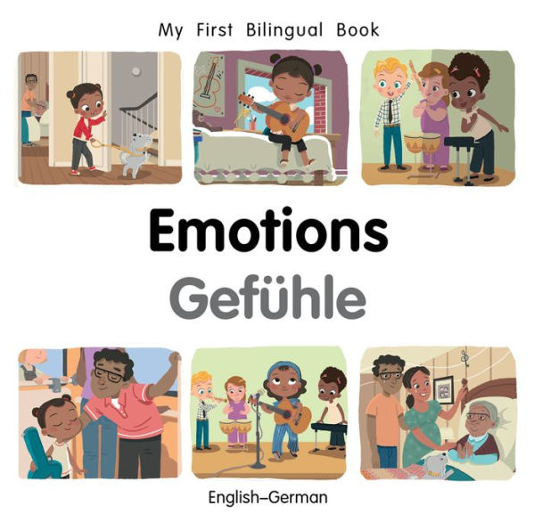 My First Bilingual Book-Emotions (English-German)