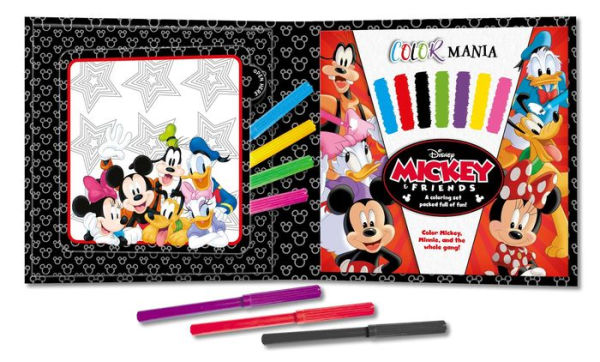 Disney: Mickey and Friends: with 7 Felt Tip Pens and 30 Pages of Coloring