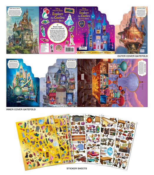 Disney Princess: Explore the Castles Activity Book: With Over 500 Stickers