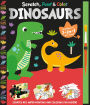 Scratch, Paint & Color Dinosaurs