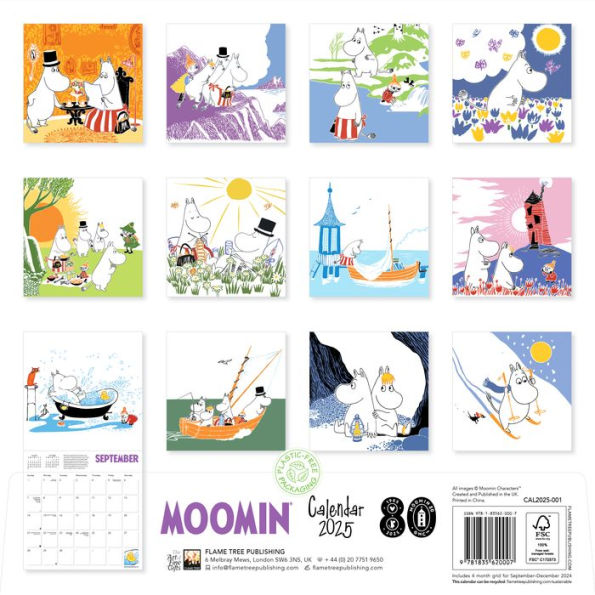 2025 Moomin Wall Calendar by Moomin Barnes & Noble®