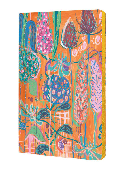 Lucy Innes Williams: Orange Hydrangeas (Soft Touch Journal)