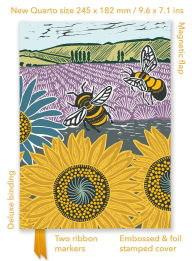 Title: Kate Heiss: Sunflower Fields (Foiled Quarto Journal), Author: Flame Tree Studio