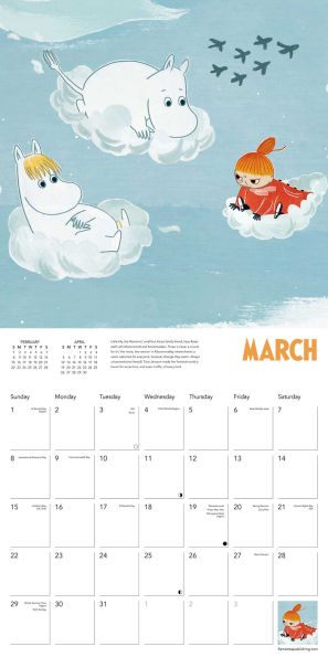 Moomin Wall Calendar 2026 (Art Calendar)