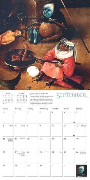 The Weird Art of Hieronymus Bosch Wall Calendar 2026 (Art Calendar)