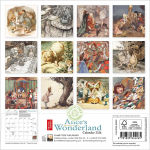 Alternative view 3 of British Library: Alice's Adventures in Wonderland Mini Wall Calendar 2026 (Art Calendar)