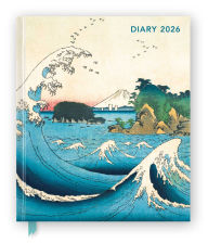 Title: Japanese Woodblocks 2026 Desk Diary Planner - Week to View, Illustrated Throughout, Author: Flame Tree Studio