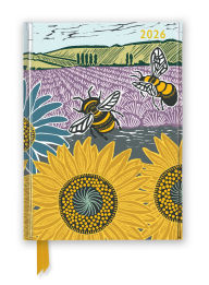 Title: Kate Heiss: Sunflower Fields 2026 Luxury Diary Planner - Page to View with Notes, Author: Flame Tree Studio