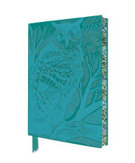 Title: Angela Harding: Long Eared Owl 2026 Artisan Art Vegan Leather Diary Planner - Page to View with Notes, Author: Flame Tree Studio