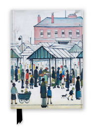 Title: L.S. Lowry: Market Scene (Foiled Journal), Author: Flame Tree Studio