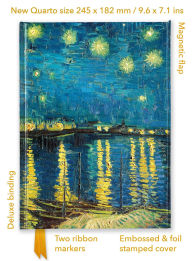 Title: Vincent van Gogh: Starry Night over the Rhône (Foiled Quarto Journal), Author: Flame Tree Studio