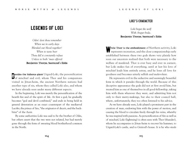 Norse Myths & Legends