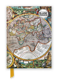 Title: Antique Map (Foiled Blank Journal), Author: Flame Tree Studio