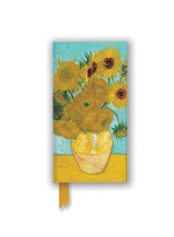 Title: Vincent van Gogh: Sunflowers (Foiled Slimline Journal), Author: Flame Tree Studio