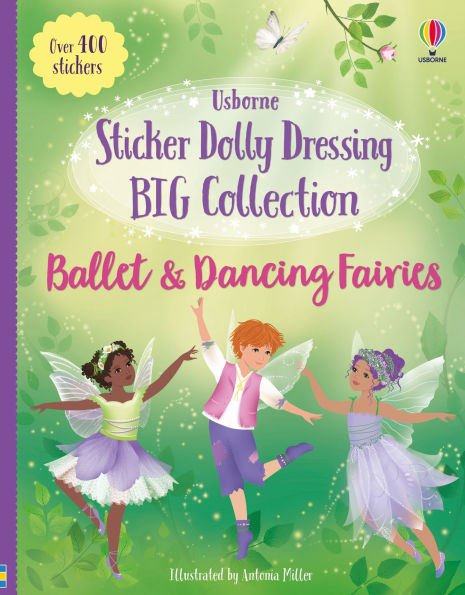 Sticker Dolly Dressing Big Collection Ballet and Dancing Fairies