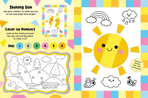 Junior Shiny Sticker Art: Fun Friends: With 12 Easy-to-Make Sticker Mosaics