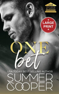 Title: One Bet: A Second Chance New Adult Romance (Large Print Hardback), Author: Summer Cooper
