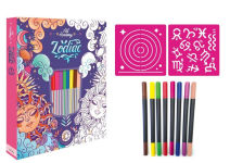Alternative view 2 of Art Academy Zodiac: Coloring Kit with Dual-Tip Brush Pens and Stencils