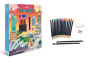 Alternative view 2 of Art Academy Travel Posters: Coloring Kit with Coloring & Graphite Pencils