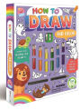 How to Draw and Color Set: with 6 Colored Pencils & Sketching Pencil