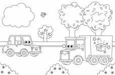 Alternative view 2 of Surprise Coloring Things That Go: Interactive Coloring Book that Reveals Hidden Images