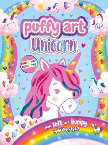 Unicorn Puffy Art: Touch and Feel Coloring Book