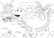 Alternative view 2 of Dinosaur Coloring Pad: With Over 250 Amazing Stickers!