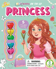 Title: Princess Coloring: On-the-Go Coloring Kit with Stackable Crayons, Author: IglooBooks