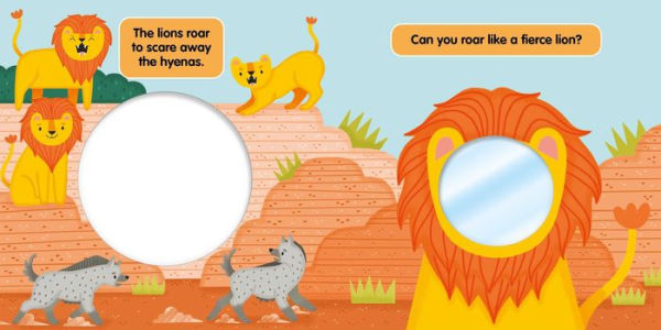 Look I'm a Lion!: Learn About Animals with this Mirror Board Book