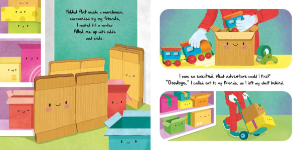 The Life of a Little Cardboard Box: Discover an Amazing Story About Reusing and Recycling-Padded Board Book