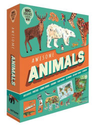 Title: Awesome Animals-Big Ideas Learning Box-Explore the Amazing Animal Kingdom: Kit Includes Poster; Jigsaw; Game Cards and Much More!, Author: IglooBooks