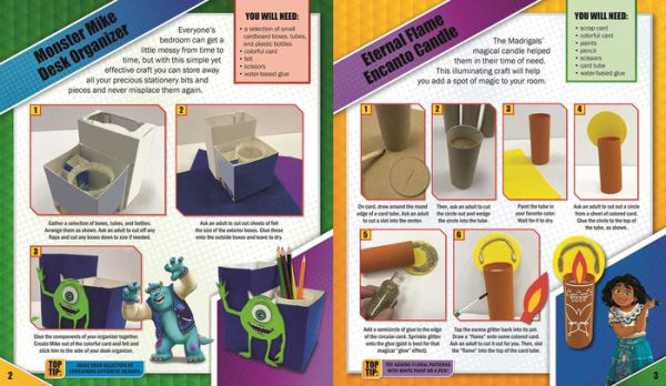Disney 3D Posters: Quick & Easy to Assemble Life-Like Characters, Plus Crafts, Activities, and More