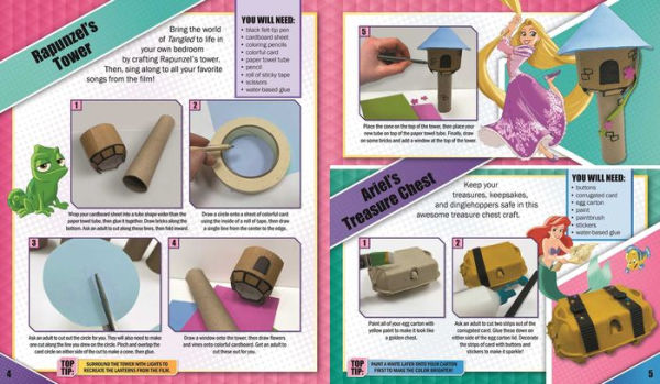 Disney Princess 3D Posters: Quick & Easy to Assemble Life-Like Characters, Plus Crafts, Activities, and More
