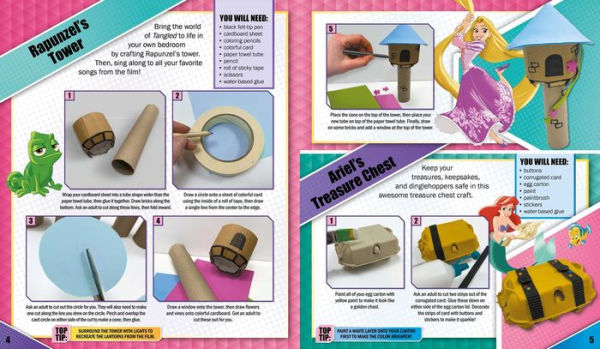 Disney Princess 3D Posters: Quick & Easy to Assemble Life-Like Characters, Plus Crafts, Activities, and More
