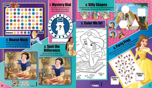 Disney Princess 3D Posters: Quick & Easy to Assemble Life-Like Characters, Plus Crafts, Activities, and More