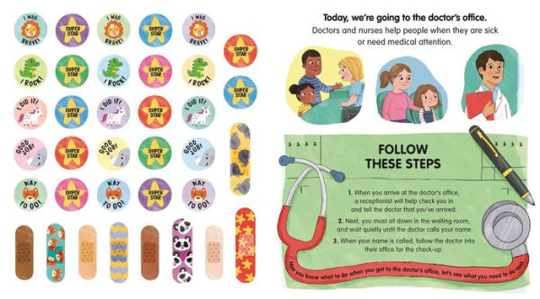 My Doctor's Visit: an Interactive Storybook with 36 Reusable Bravery Stickers