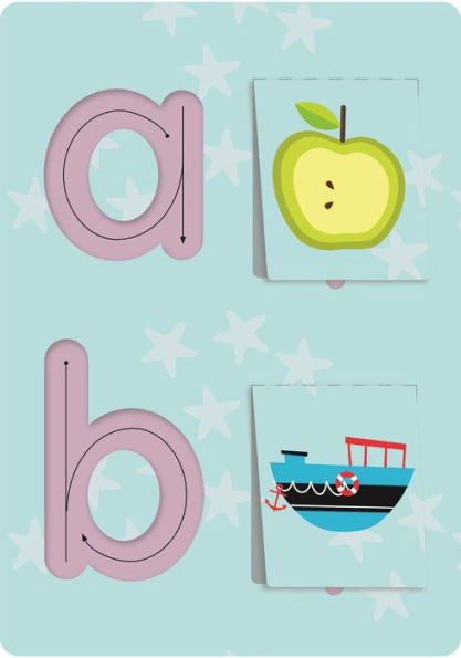Bright Bee ABCs Activity Flashcards: with Tracing and Lift-the-Flaps for Ages 3 & Up