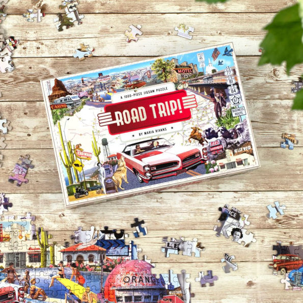 Road Trip!: A 1000 Piece Jigsaw Puzzle