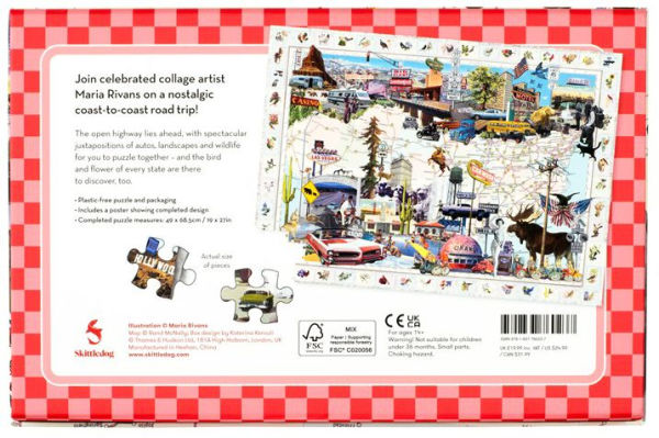 Road Trip!: A 1000 Piece Jigsaw Puzzle