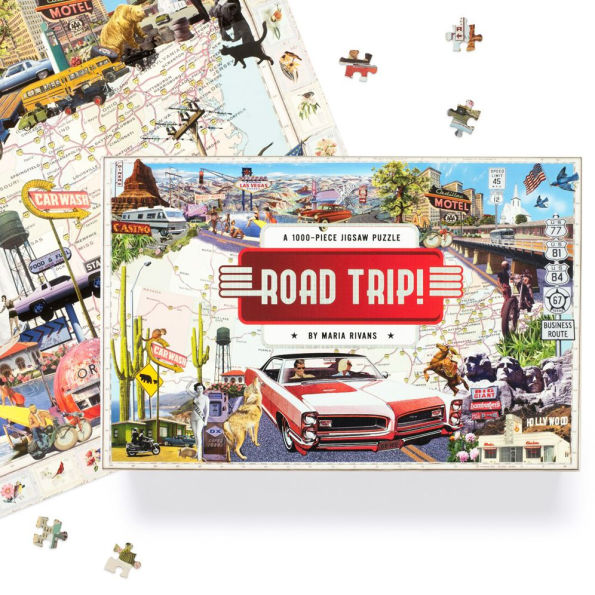Road Trip!: A 1000 Piece Jigsaw Puzzle
