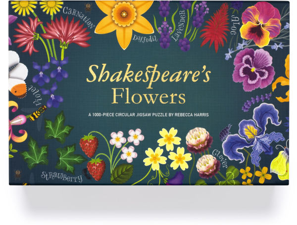Shakespeare's Flowers: A 1000 Piece Jigsaw Puzzle