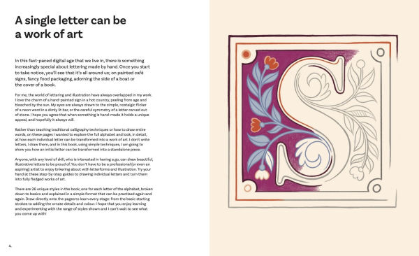 Creative Hand Lettering from A to Z: Make Every Letter Beautiful with 26 Complete and Colorful Alphabets